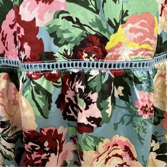 Lost + Wander Anthropologie Tea Party Maxi Dress Sleeveless Floral SZ Small EUC - Picture 5 of 12